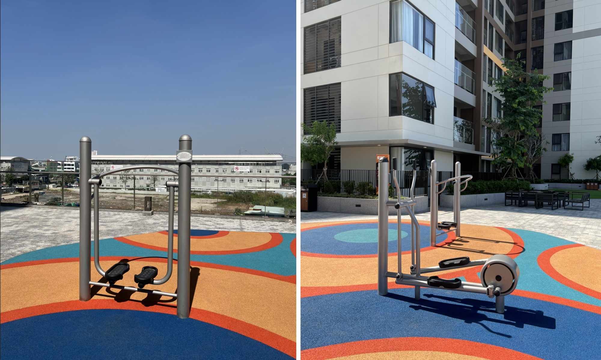 Thiết bị thể thao ngoài trời được UNIT Solutions thiết kế với chất liệu bền bỉ, thân thiện môi trường