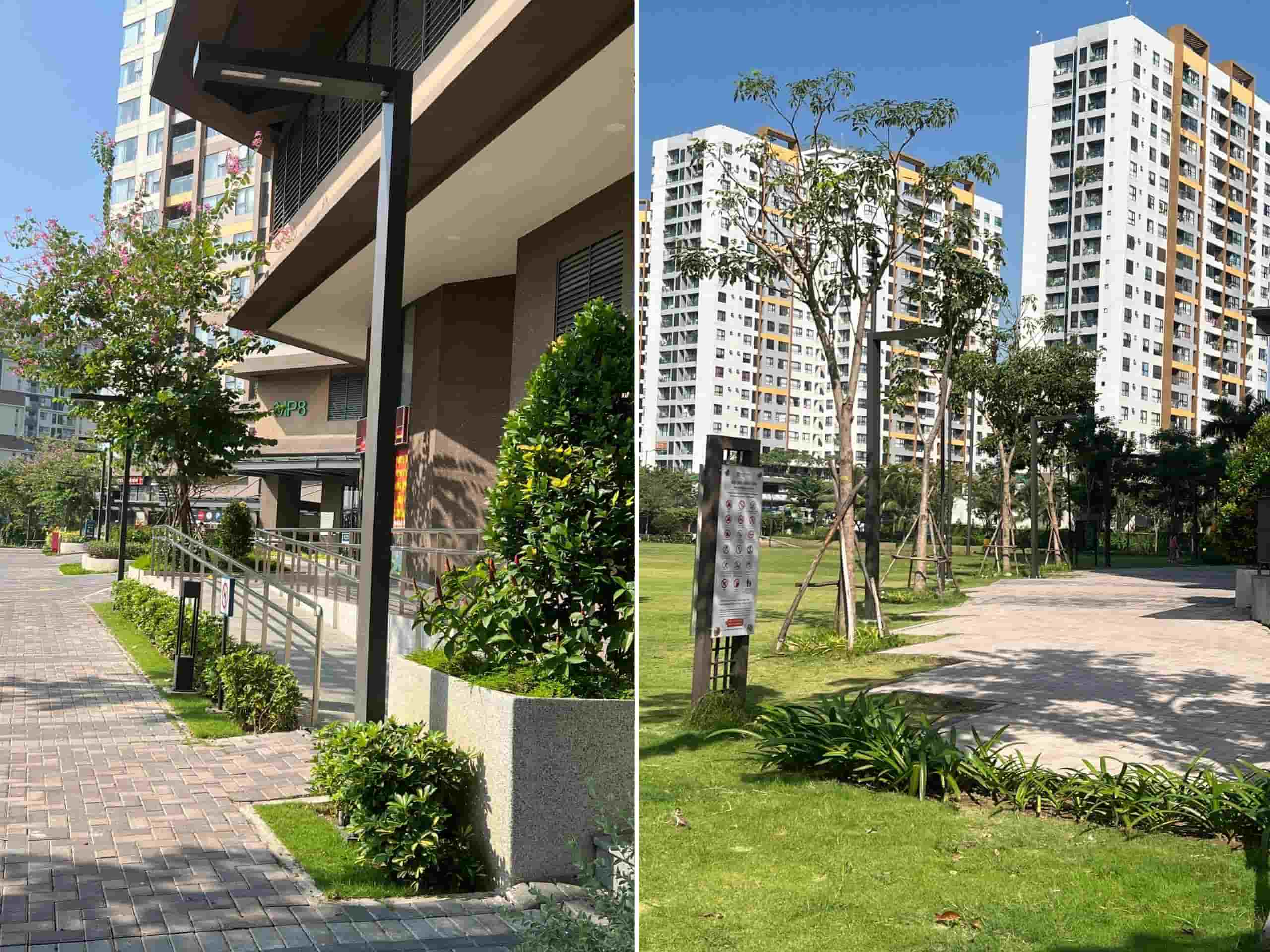 Các thiết bị công viên hiện đại với thiết kế thẩm mỹ, thân thiện môi trường